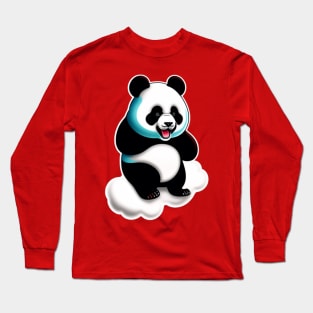 angry panda Long Sleeve T-Shirt